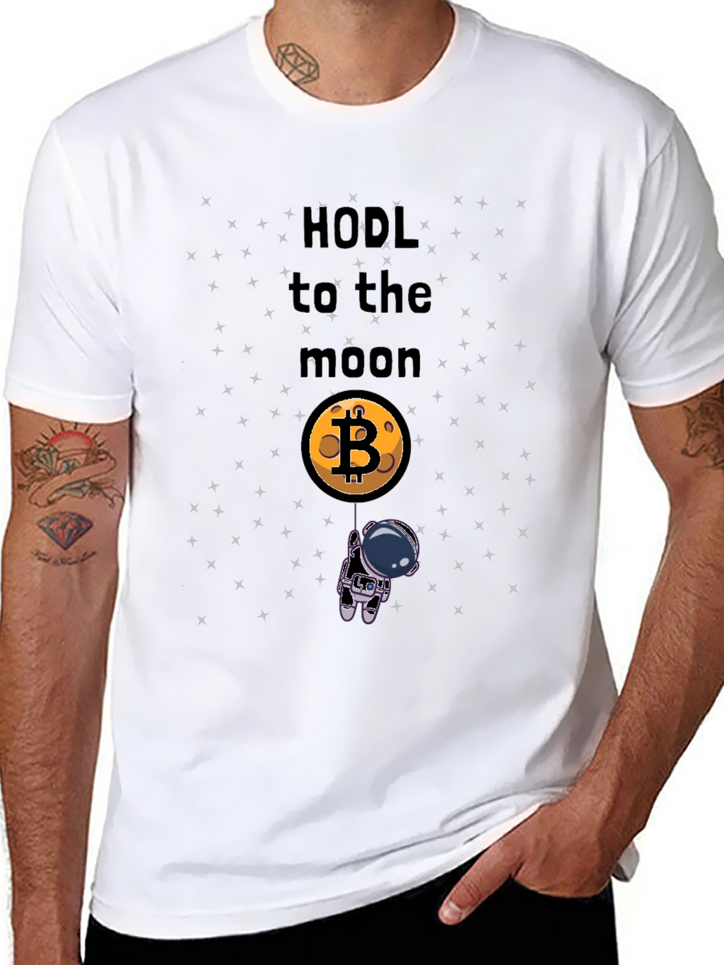 HODL to the Moon Crypto T-Shirt