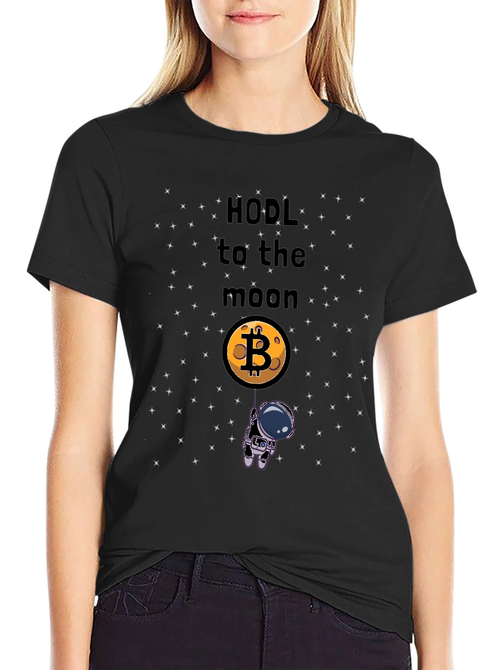 HODL to the Moon Crypto T-Shirt