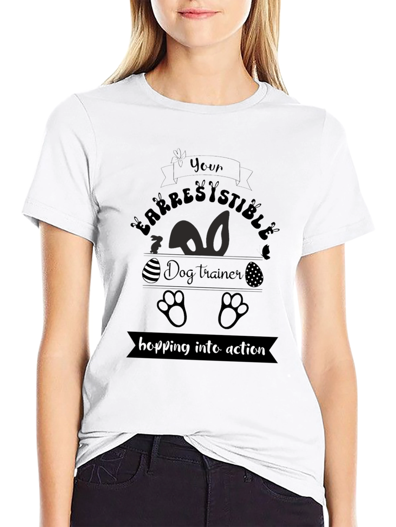 Irresistible Dog Trainer Easter T-Shirt