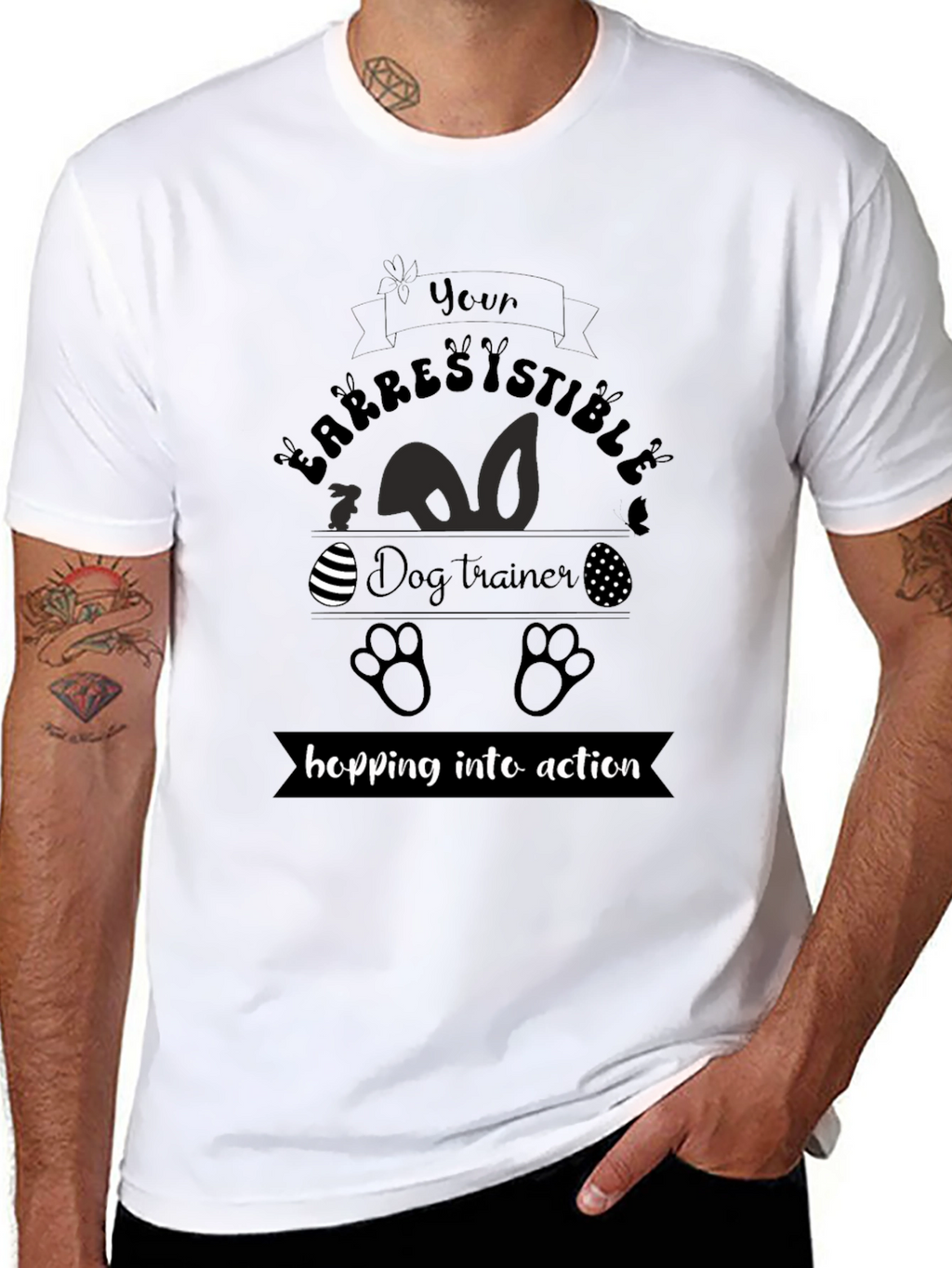 Irresistible Dog Trainer Easter T-Shirt