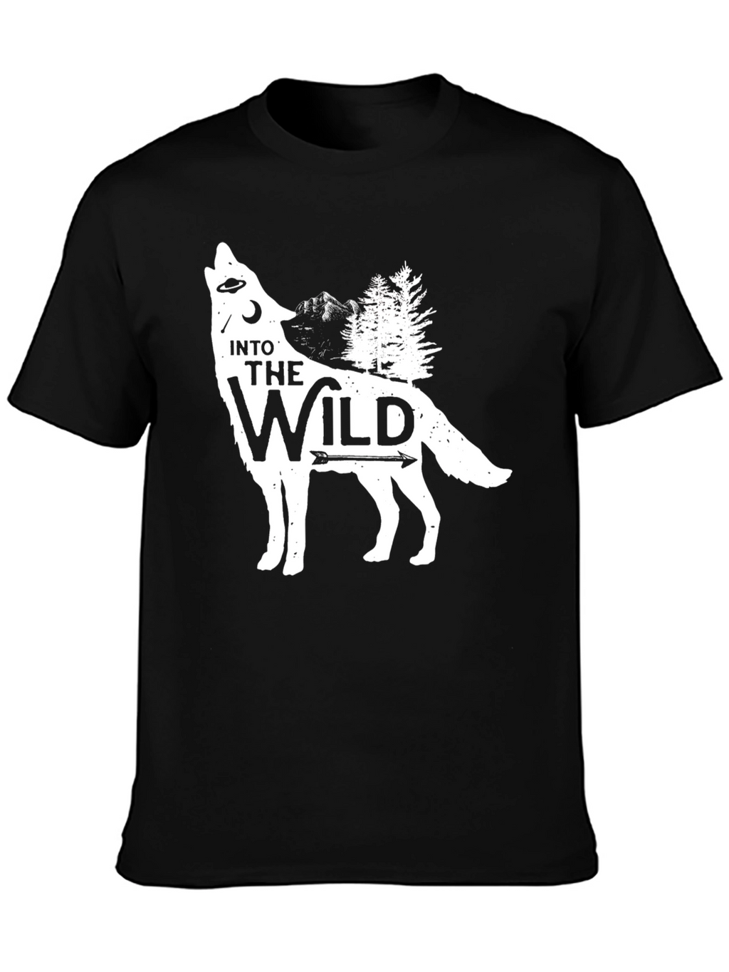 Into the Wild Wolf Graphic T-Shirt