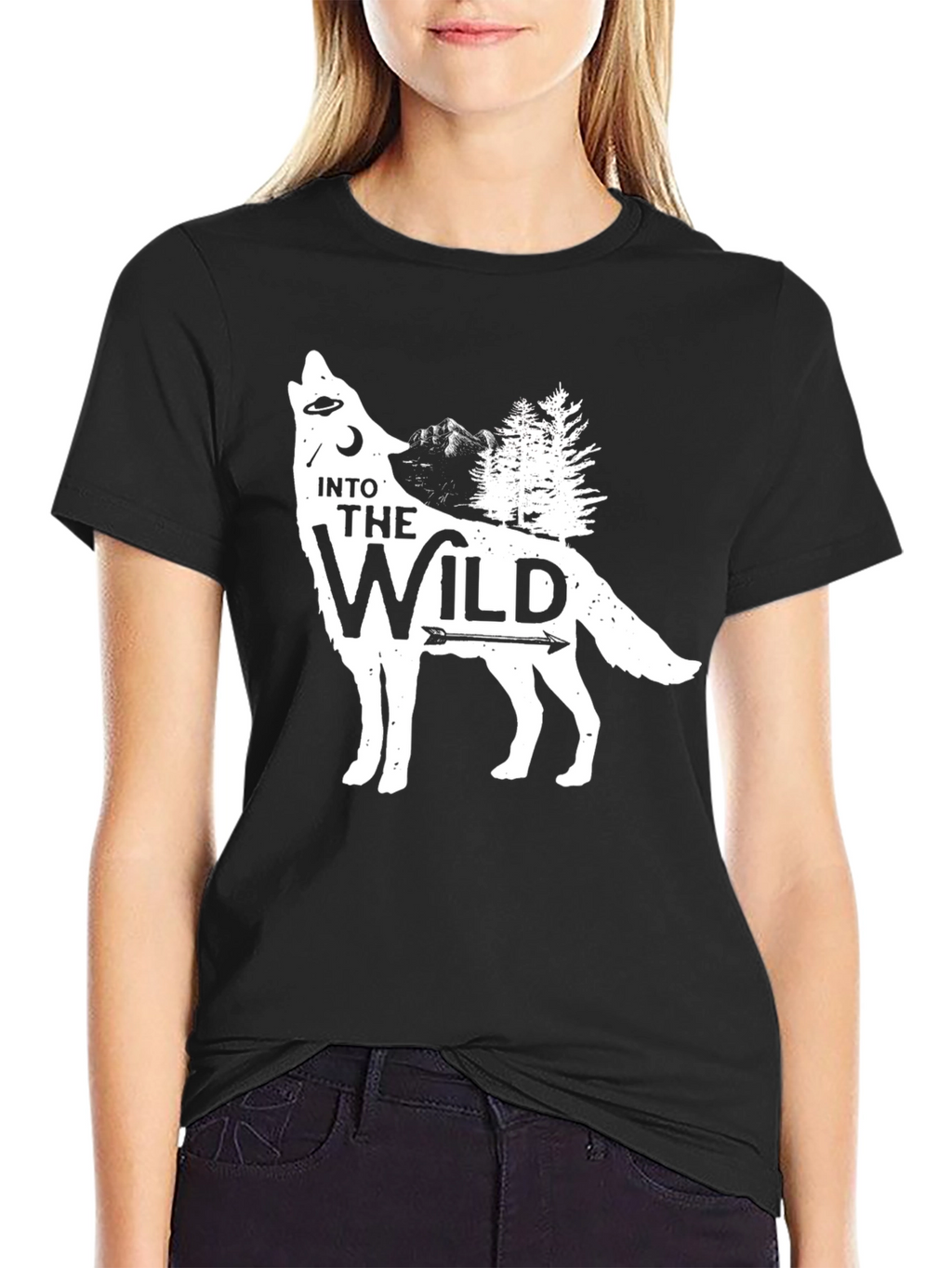 Into the Wild Wolf Graphic T-Shirt