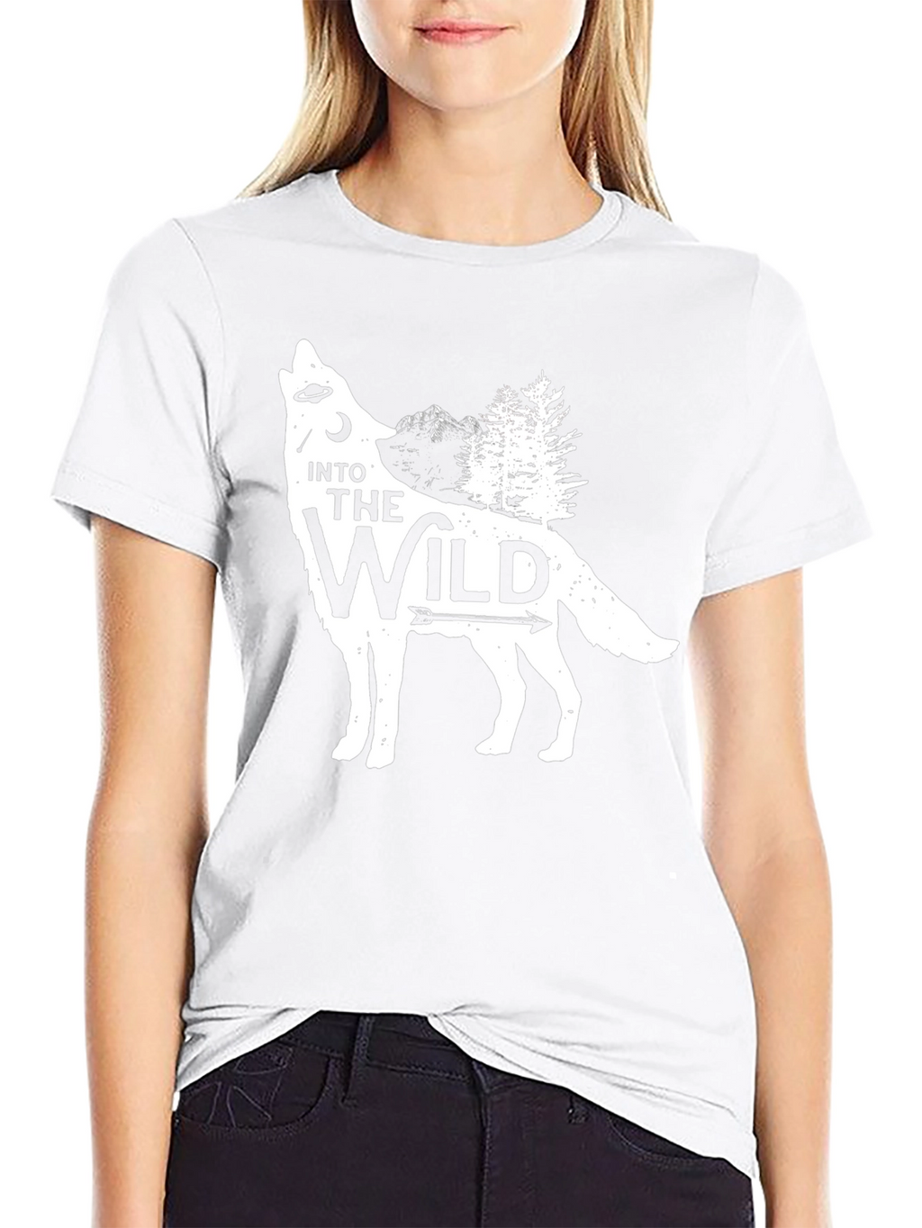 Into the Wild Wolf Graphic T-Shirt