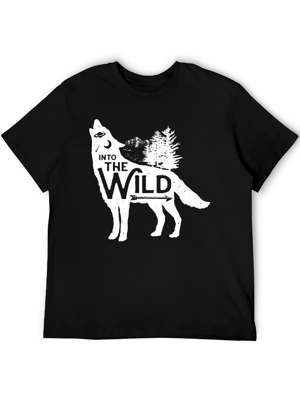 Into the Wild Wolf Graphic T-Shirt