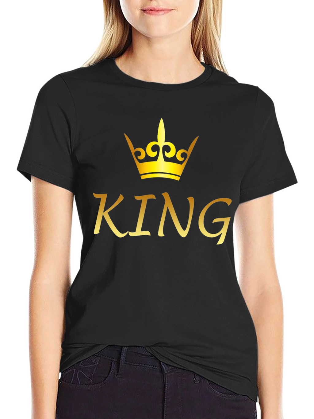 King Crown Graphic T-Shirt - Black