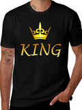 King Crown Graphic T-Shirt - Black