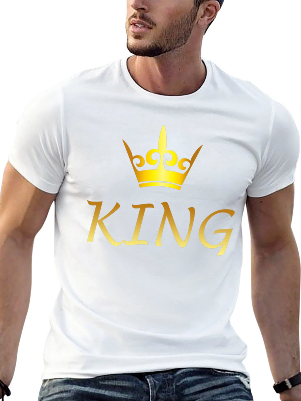 King Crown Graphic T-Shirt - Black