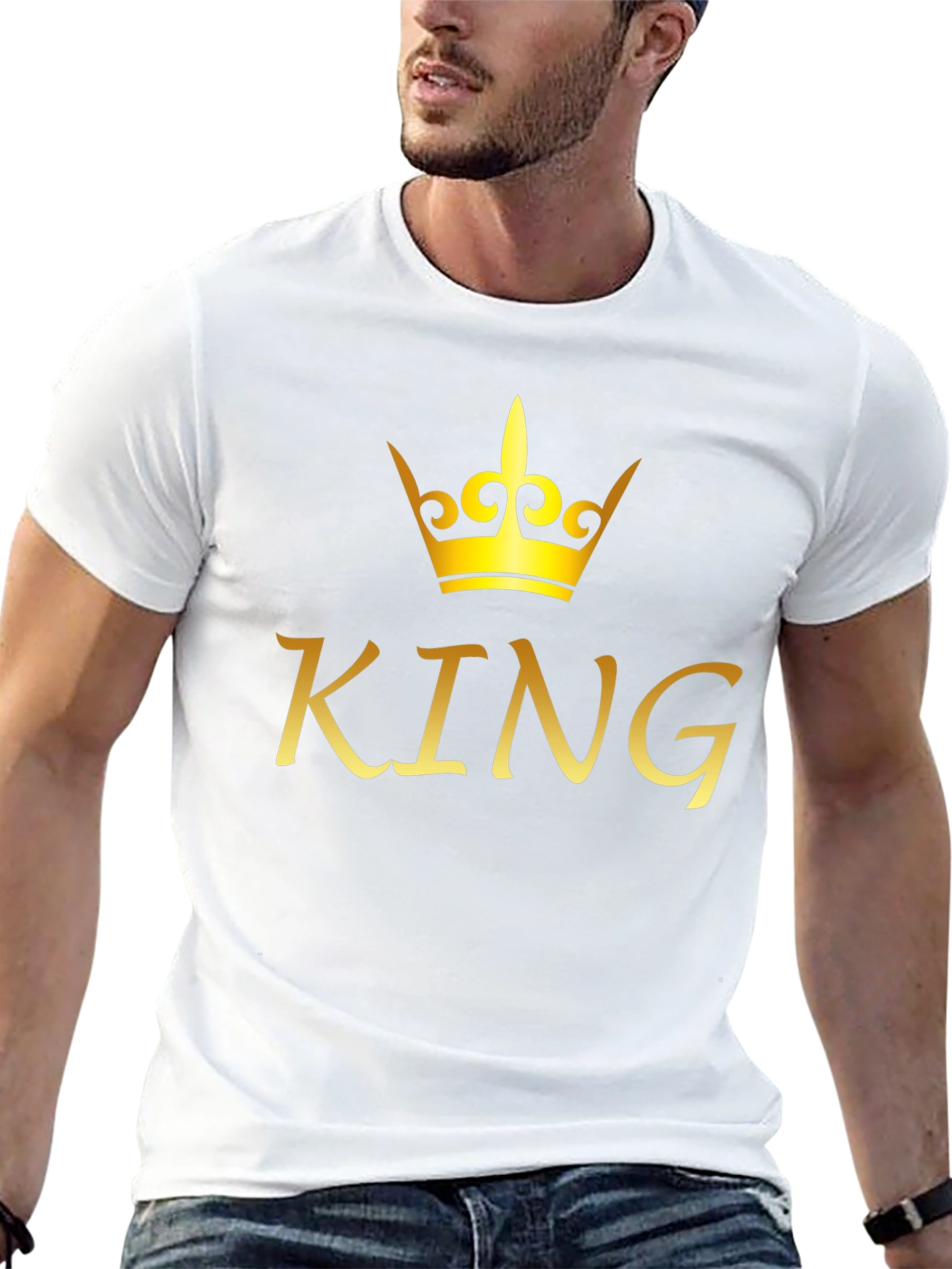 King Crown Graphic T-Shirt - Black