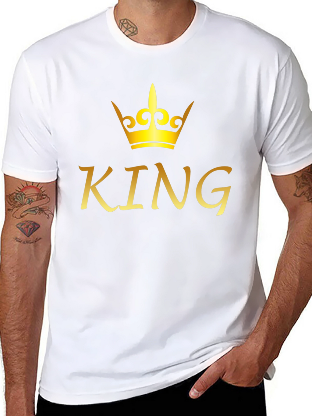 King Crown Graphic T-Shirt - Black