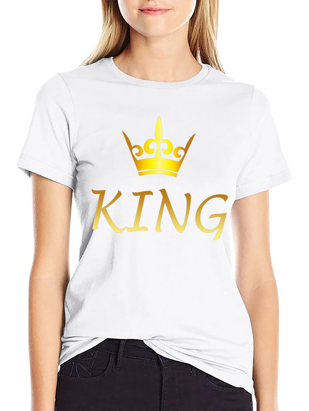 King Crown Graphic T-Shirt - Black