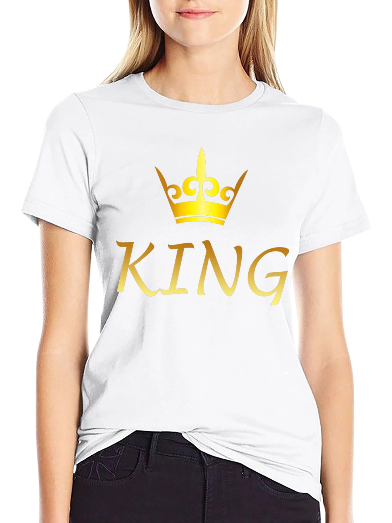 King Crown Graphic T-Shirt - Black