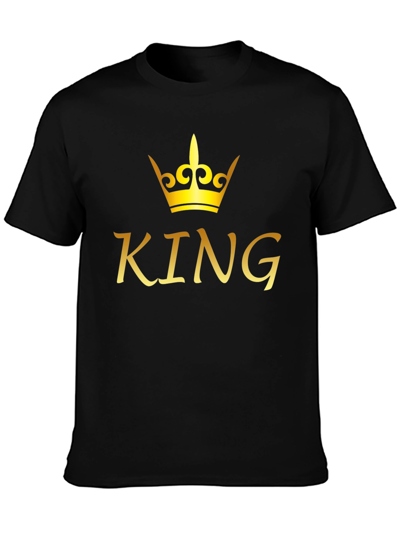 King Crown Graphic T-Shirt - Black
