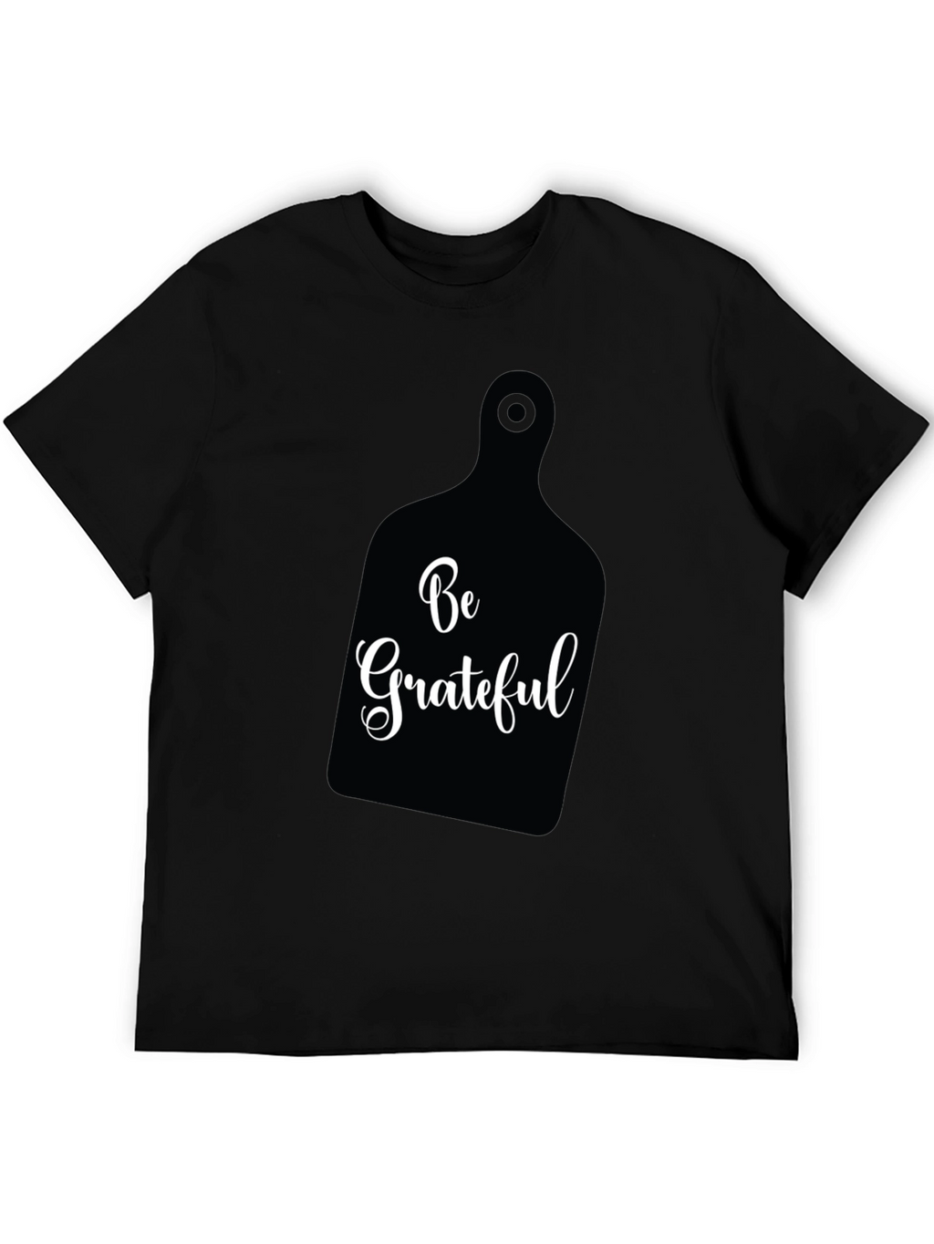 Be Grateful Black Graphic Tee