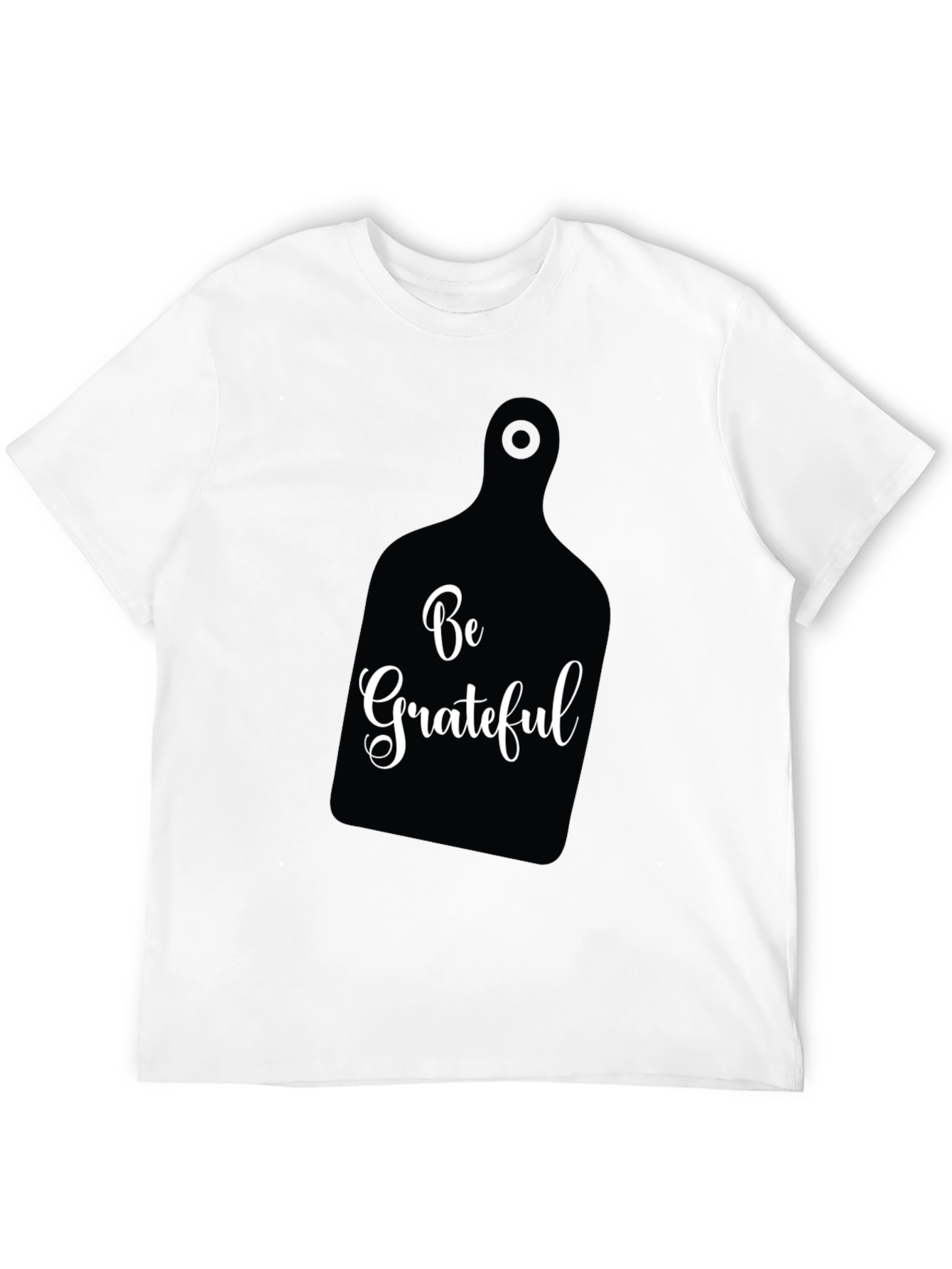 Be Grateful Black Graphic Tee