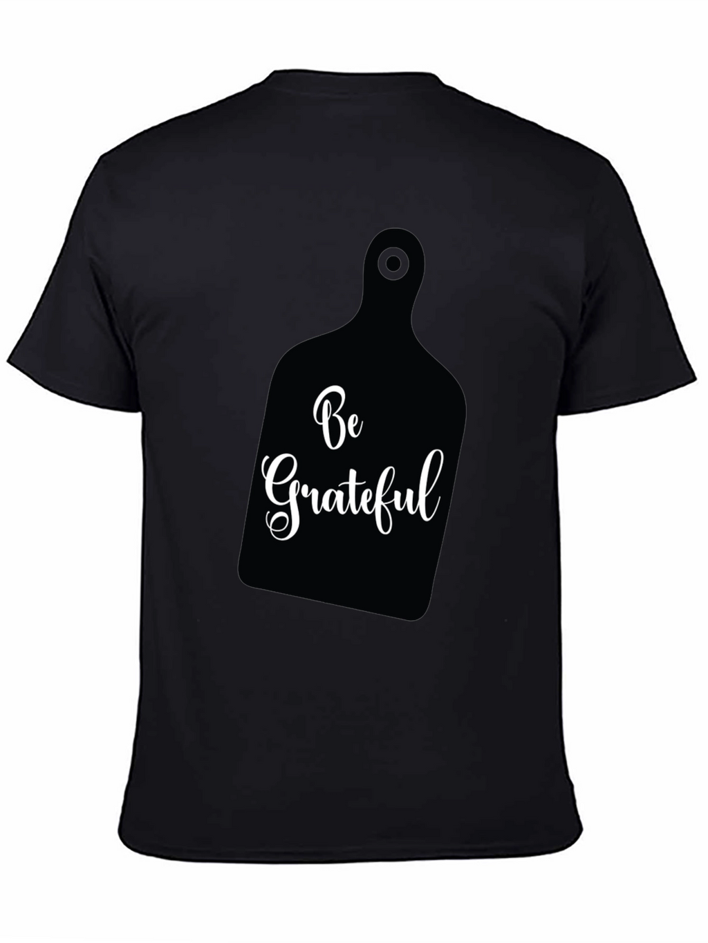 Be Grateful Black Graphic Tee