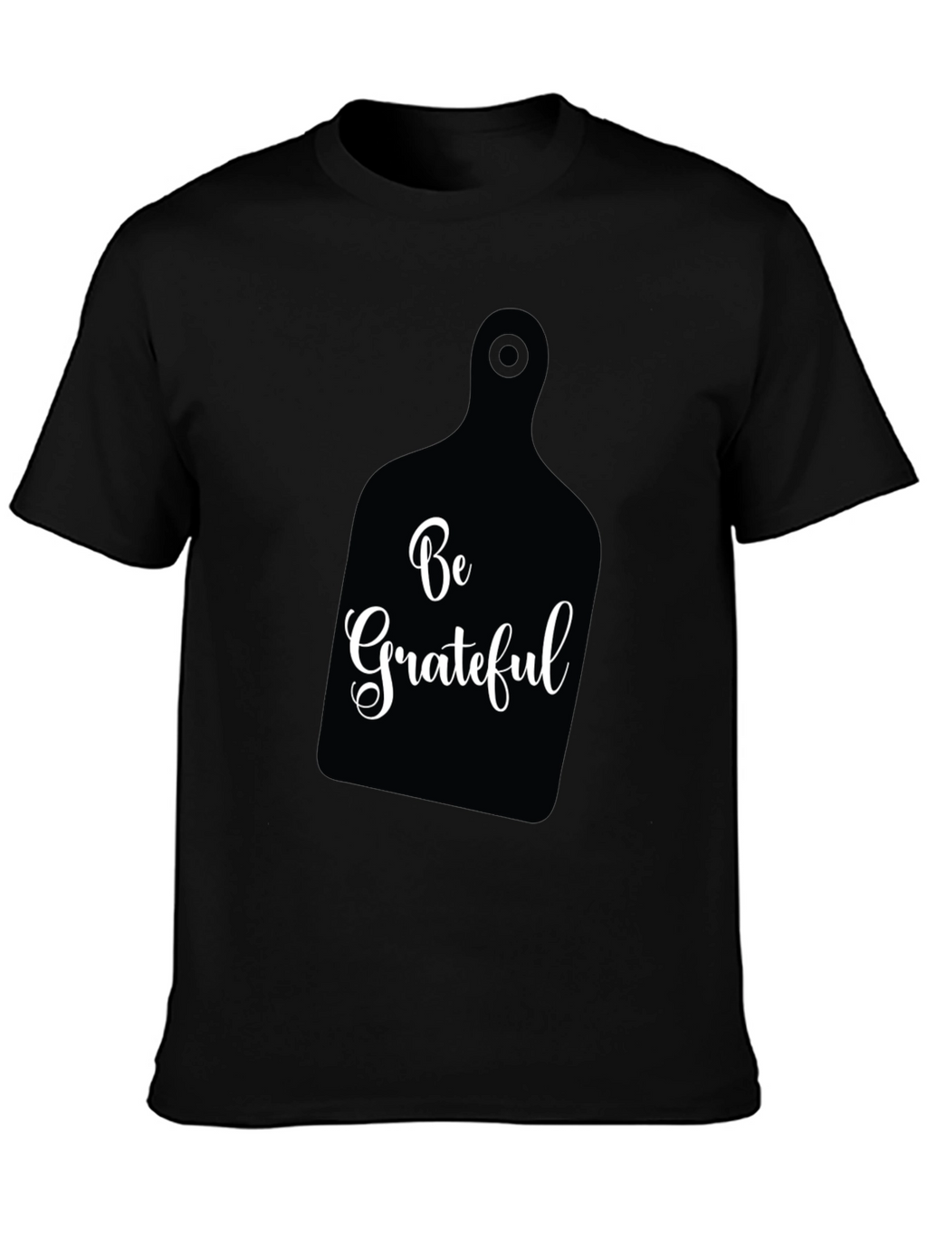 Be Grateful Black Graphic Tee
