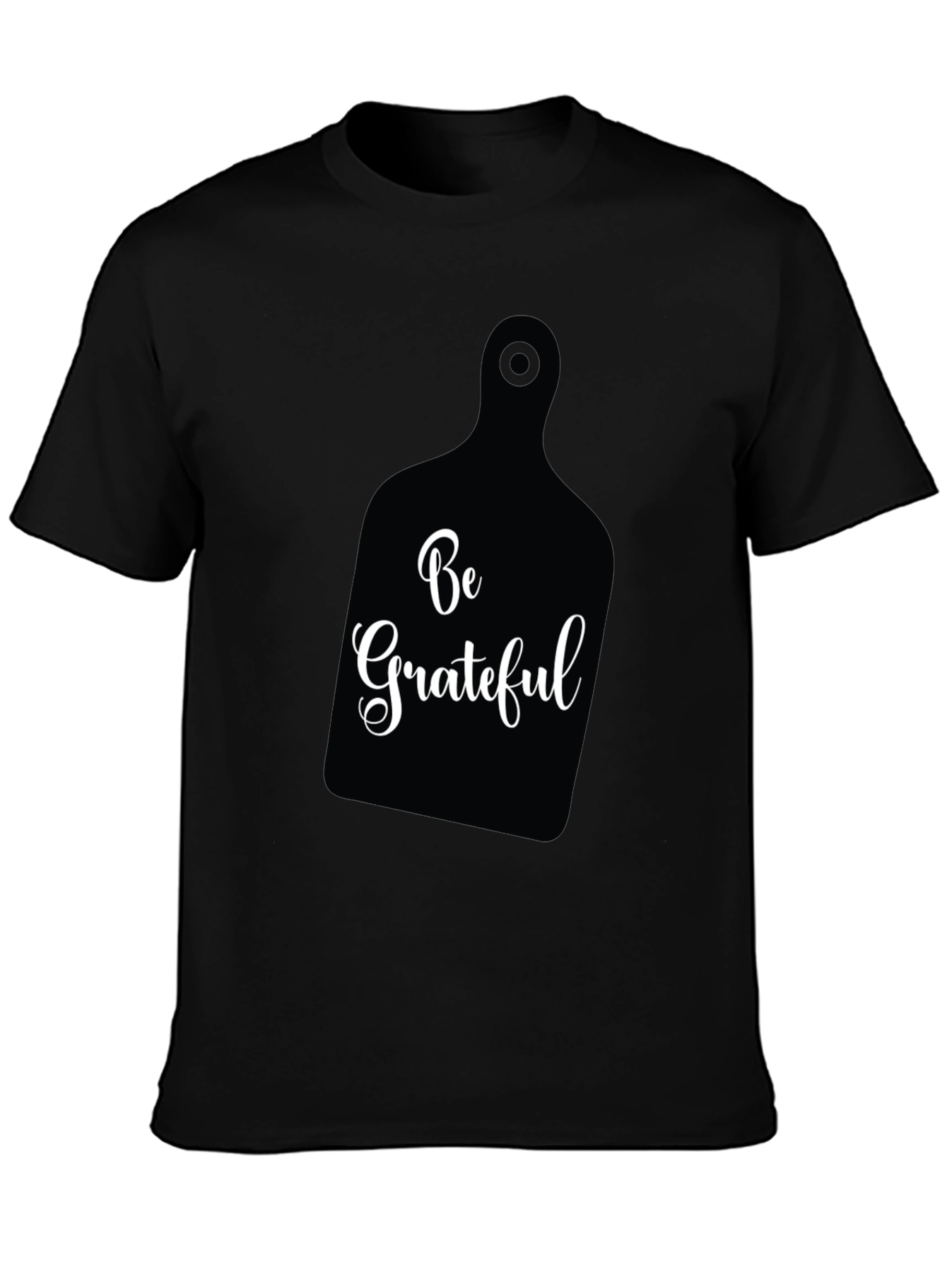 Be Grateful Black Graphic Tee