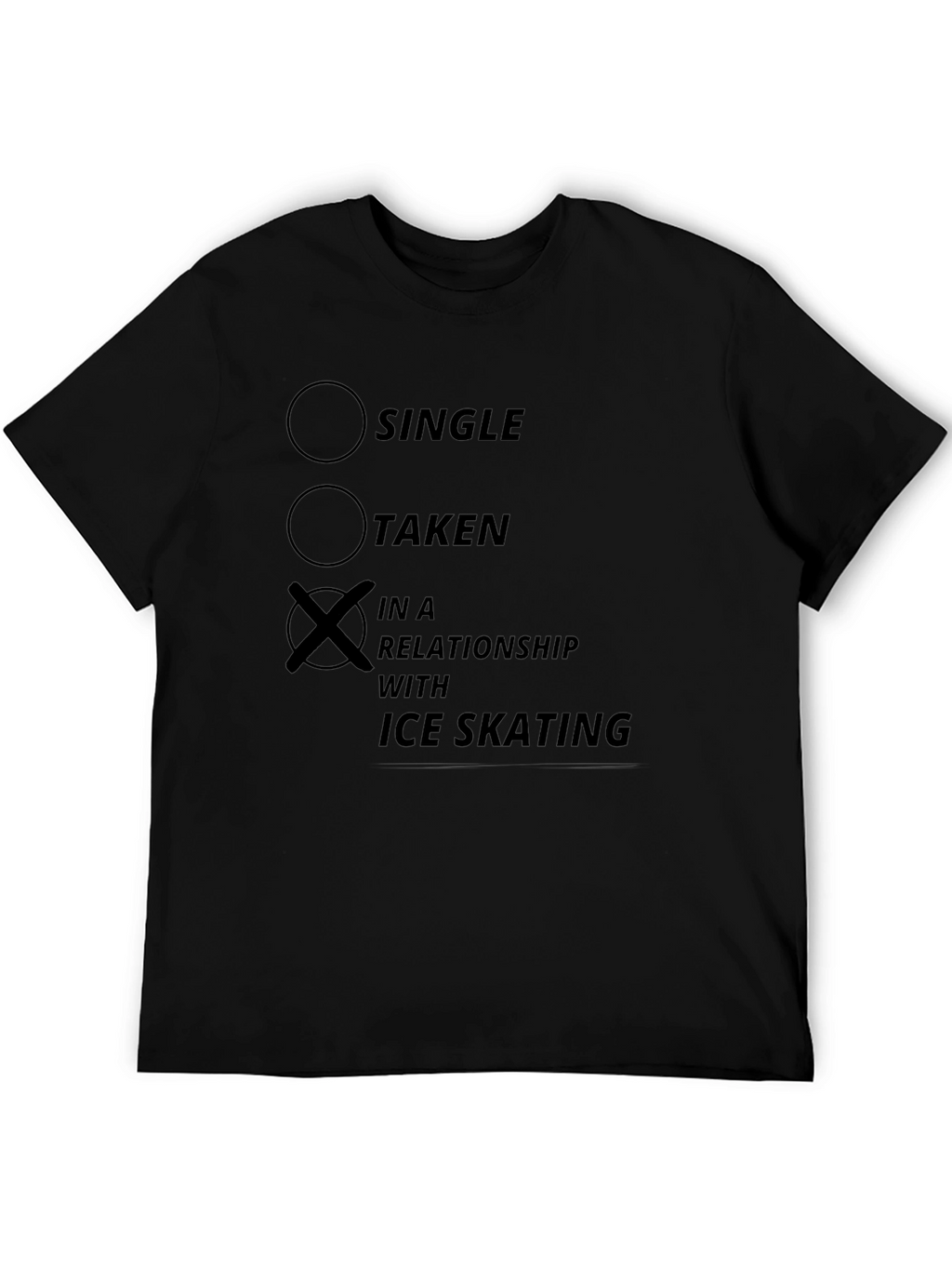 Ice Skating Relationship T-Shirt - Novelty Tee