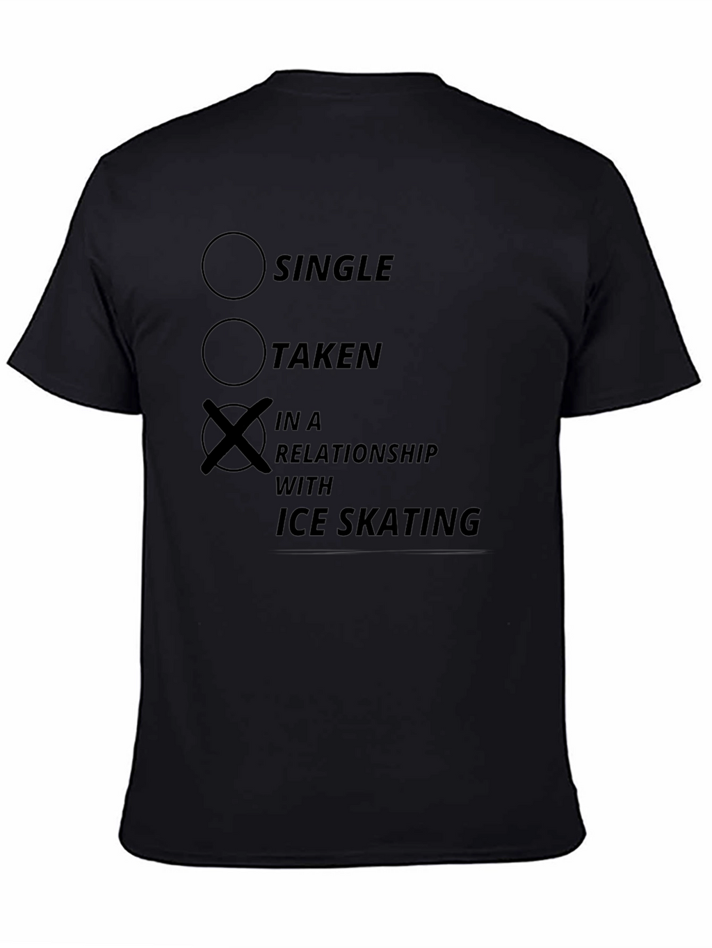 Ice Skating Relationship T-Shirt - Novelty Tee