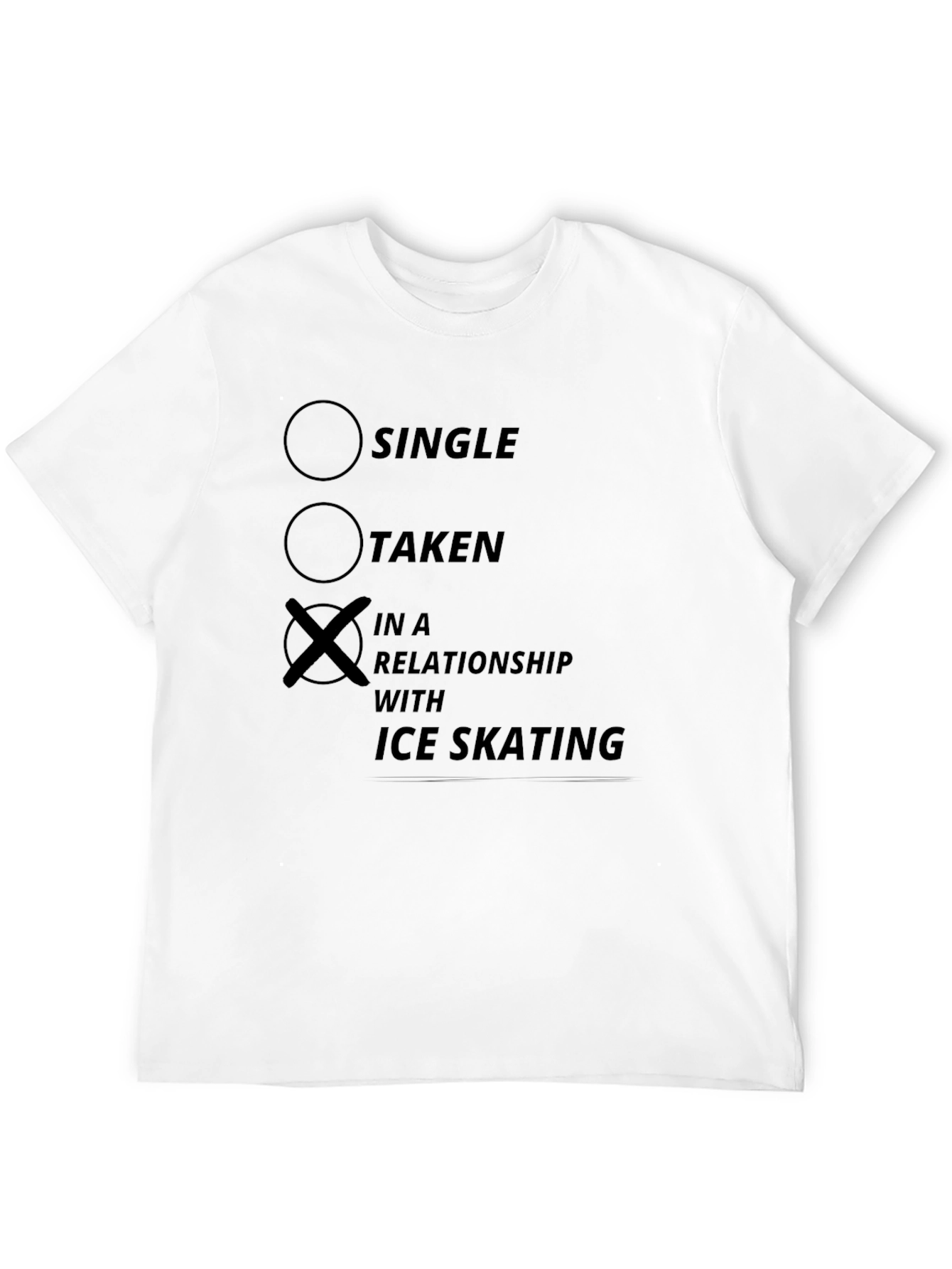 Ice Skating Relationship T-Shirt - Novelty Tee
