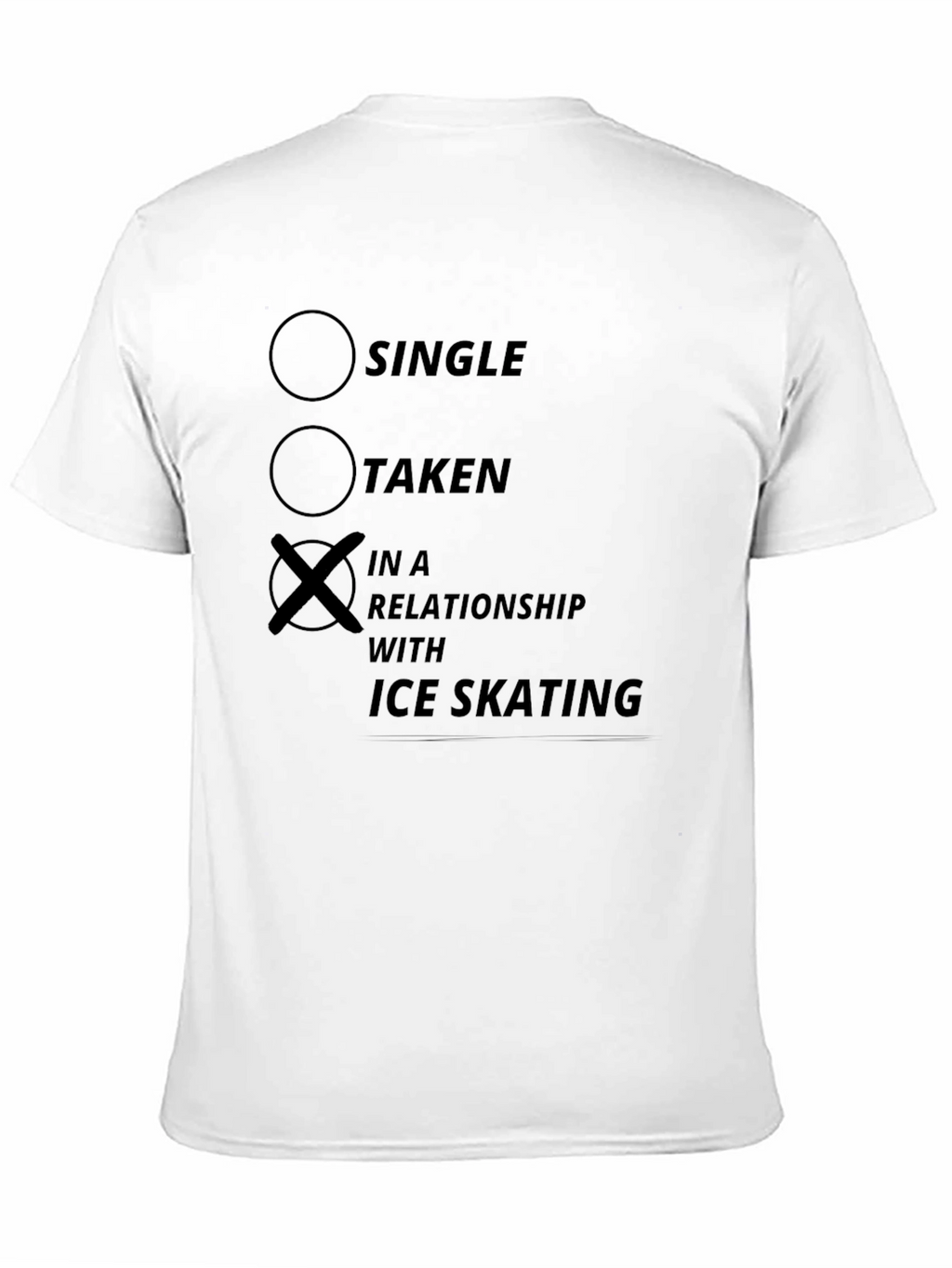 Ice Skating Relationship T-Shirt - Novelty Tee