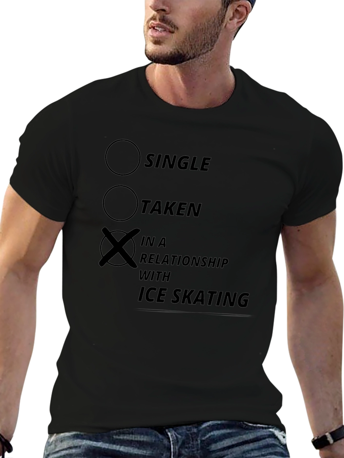 Ice Skating Relationship T-Shirt - Novelty Tee