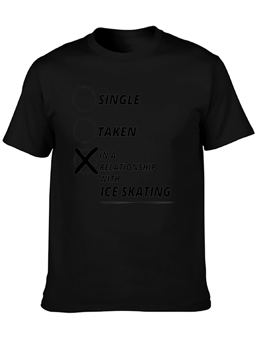 Ice Skating Relationship T-Shirt - Novelty Tee