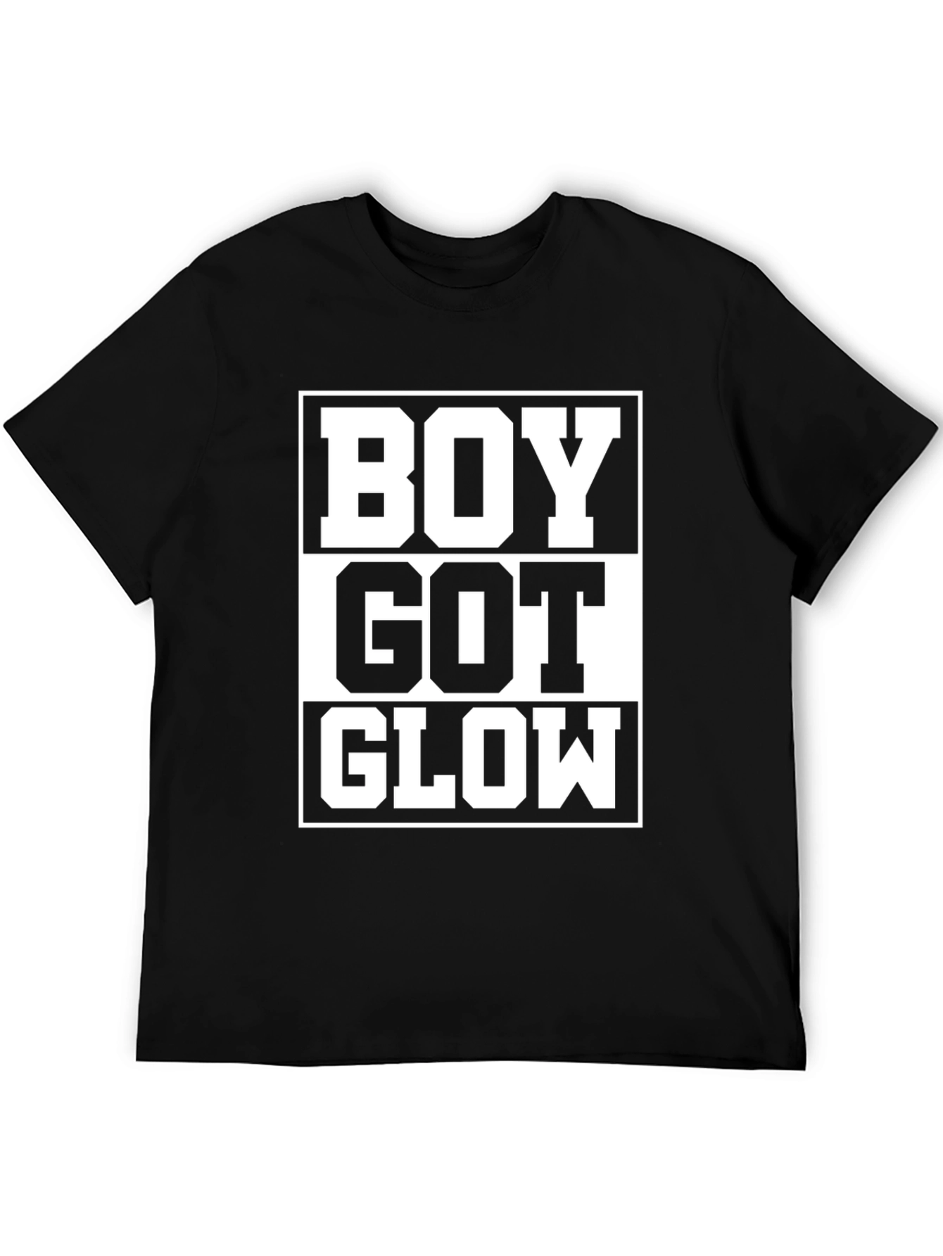 Boy Got Glow Graphic T-Shirt - Trendy Streetwear Tee