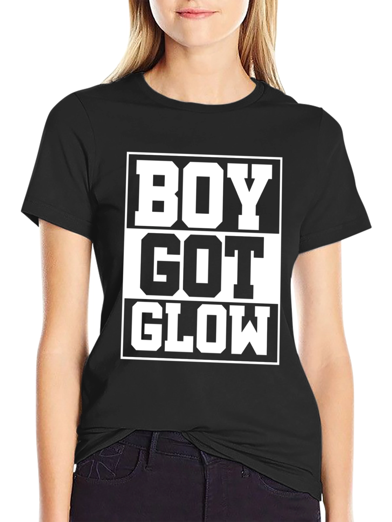 Boy Got Glow Graphic T-Shirt - Trendy Streetwear Tee