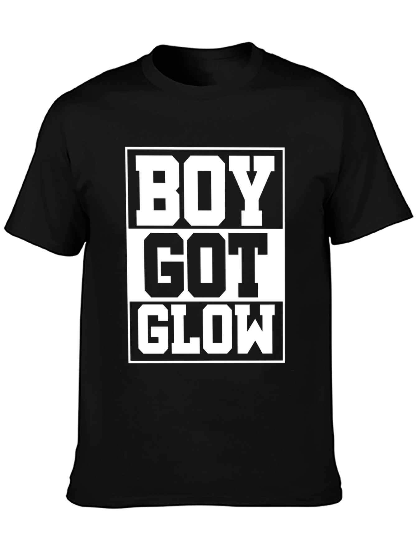 Boy Got Glow Graphic T-Shirt - Trendy Streetwear Tee