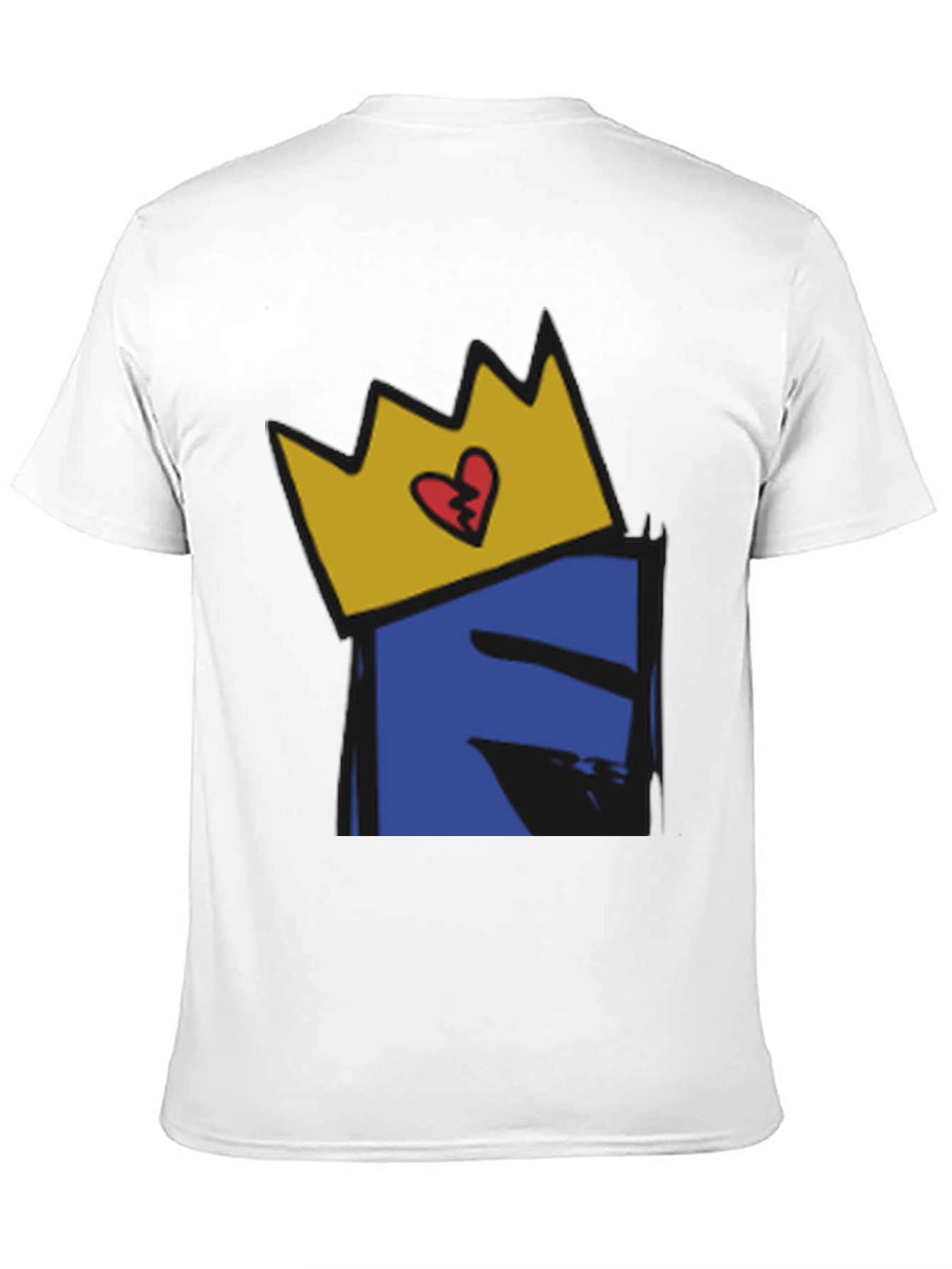 Crown Heart Graphic Black T-Shirt