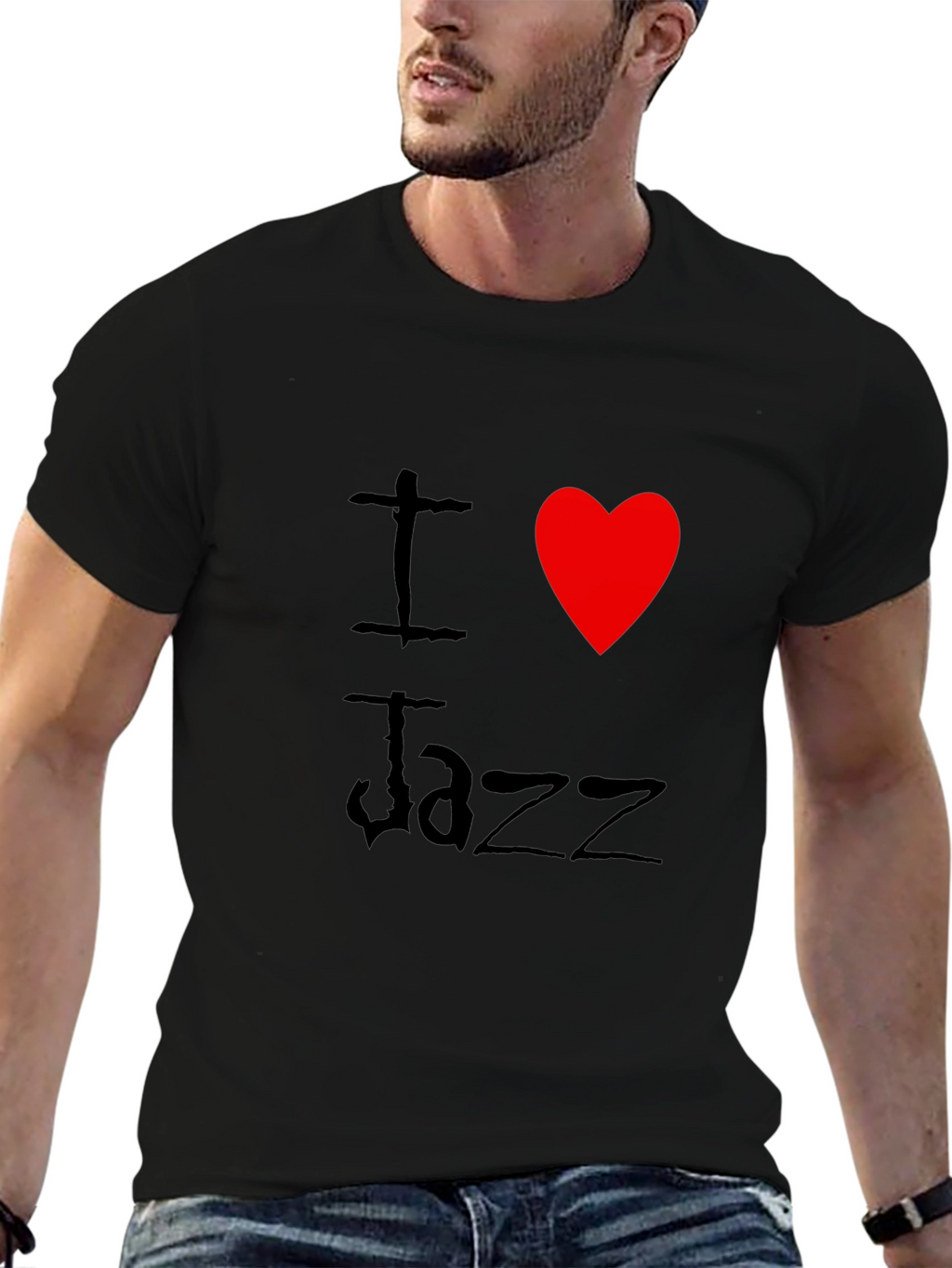 I Heart Jazz T-Shirt - Classic Design