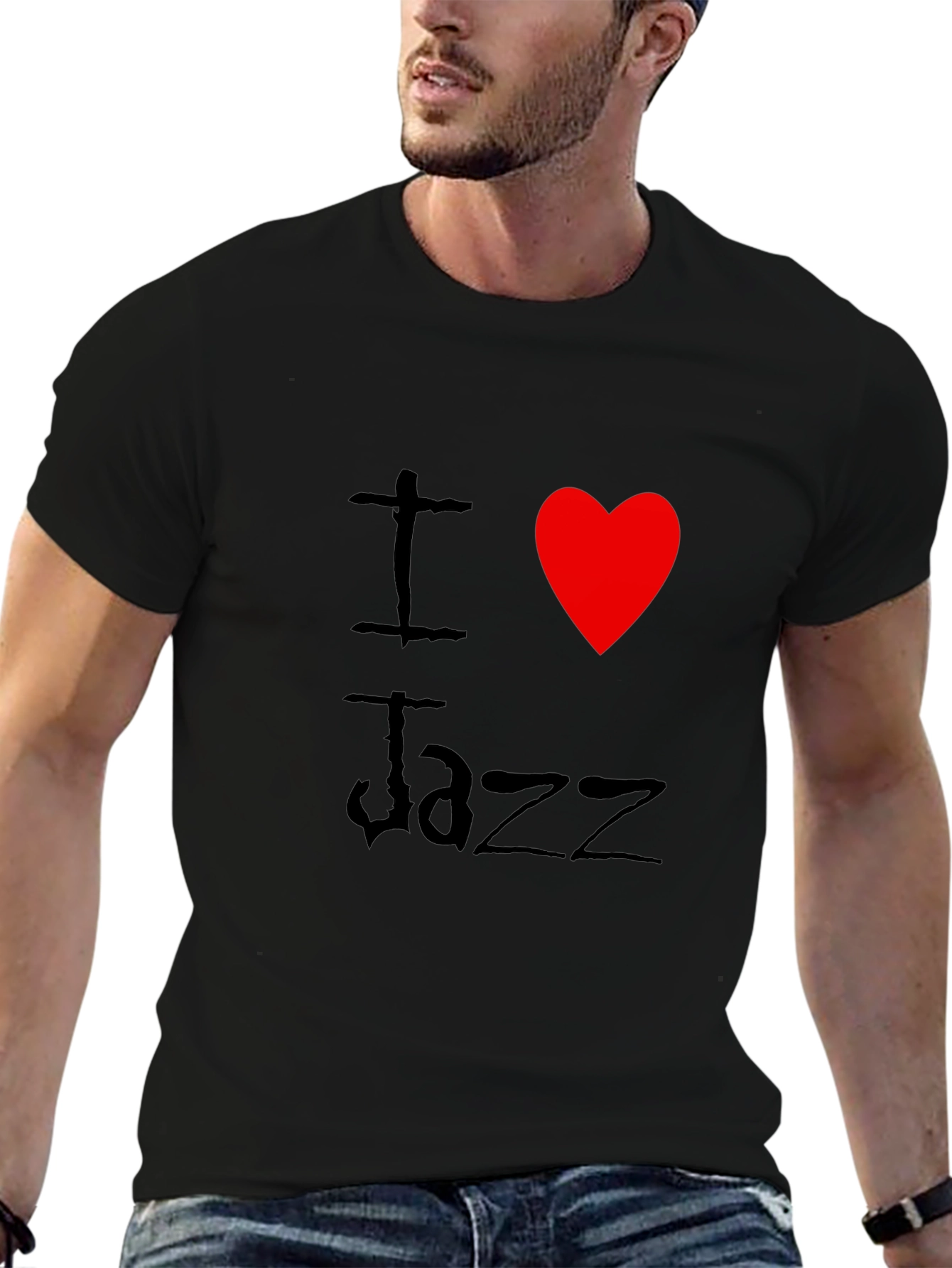 I Heart Jazz T-Shirt - Classic Design