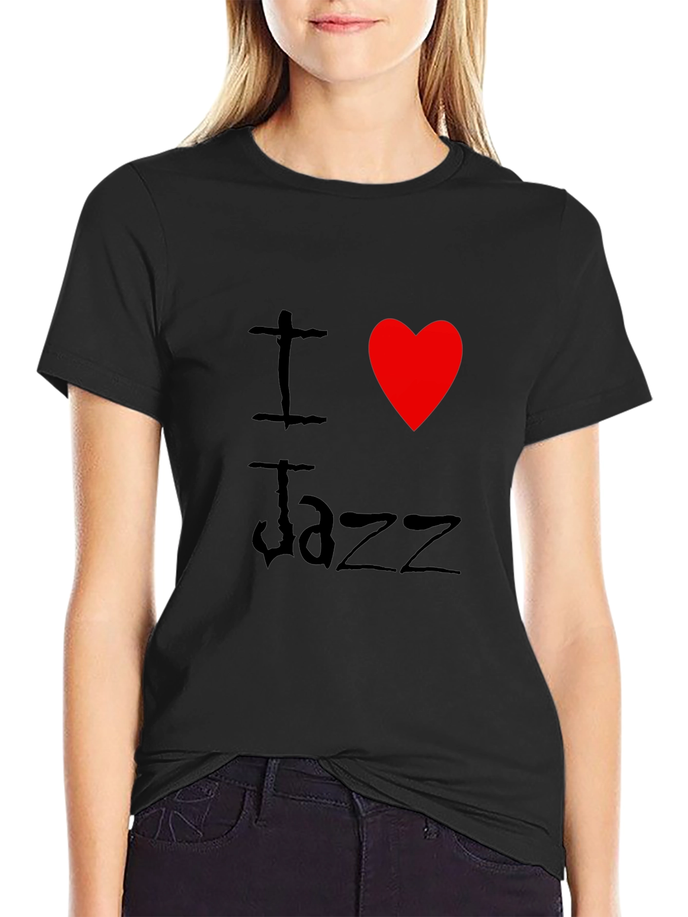 I Heart Jazz T-Shirt - Classic Design