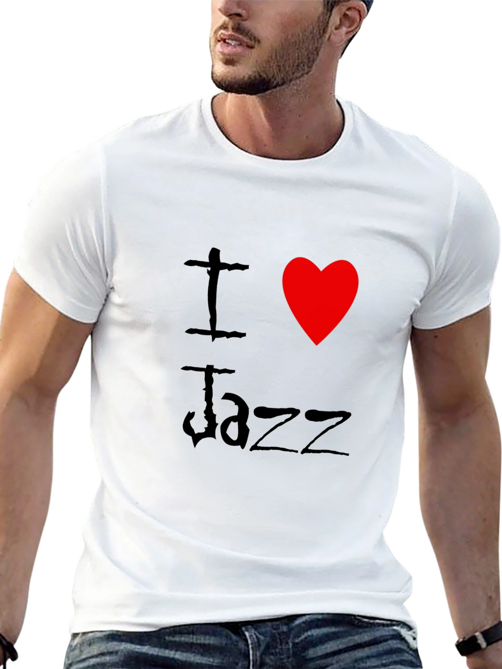 I Heart Jazz T-Shirt - Classic Design