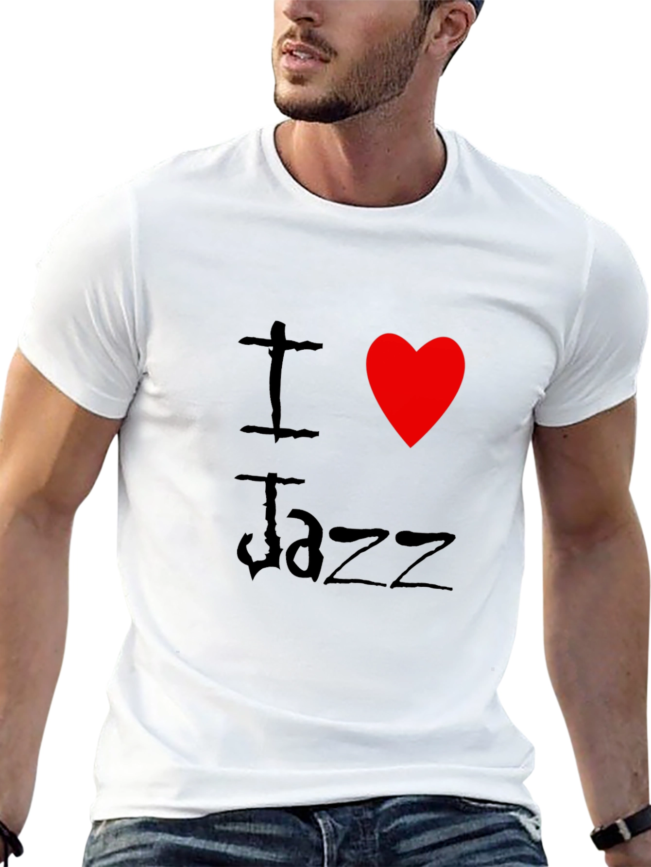 I Heart Jazz T-Shirt - Classic Design