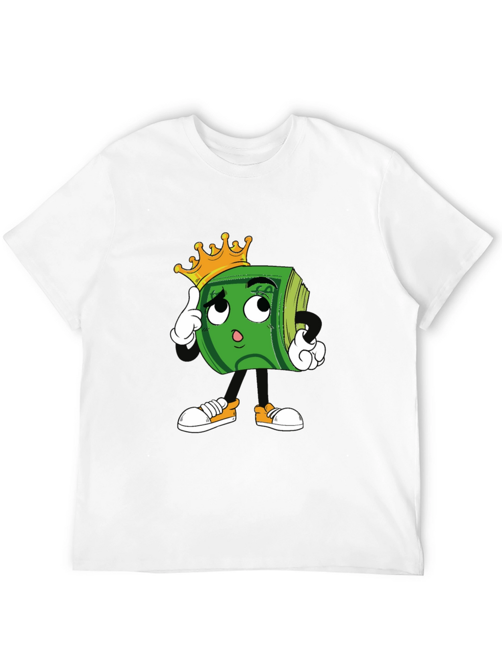 Cartoon Money Graphic T-Shirt