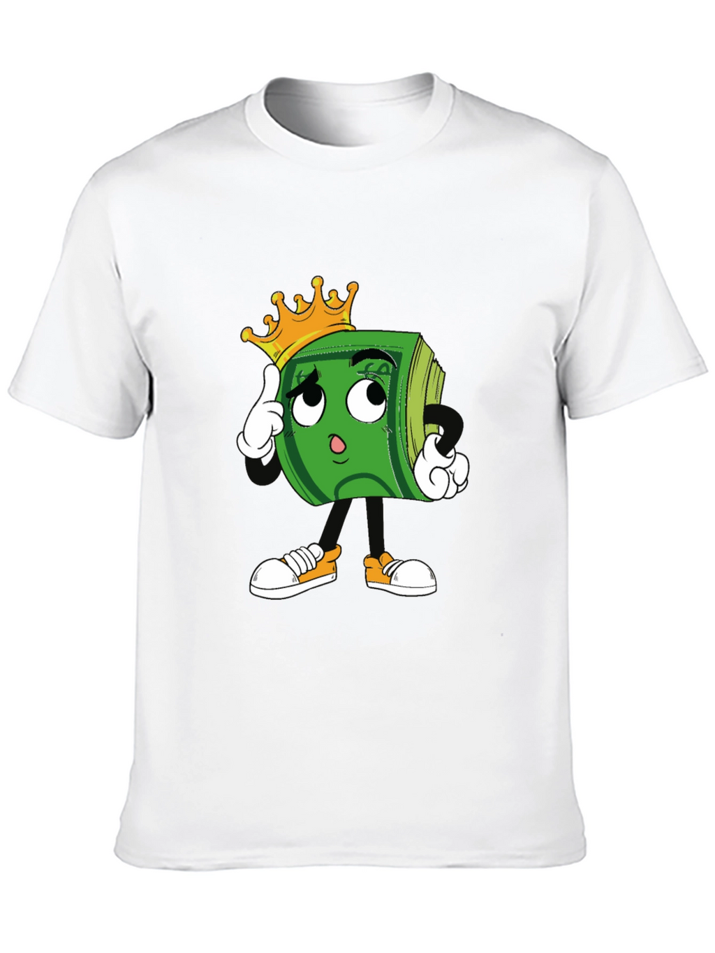 Cartoon Money Graphic T-Shirt