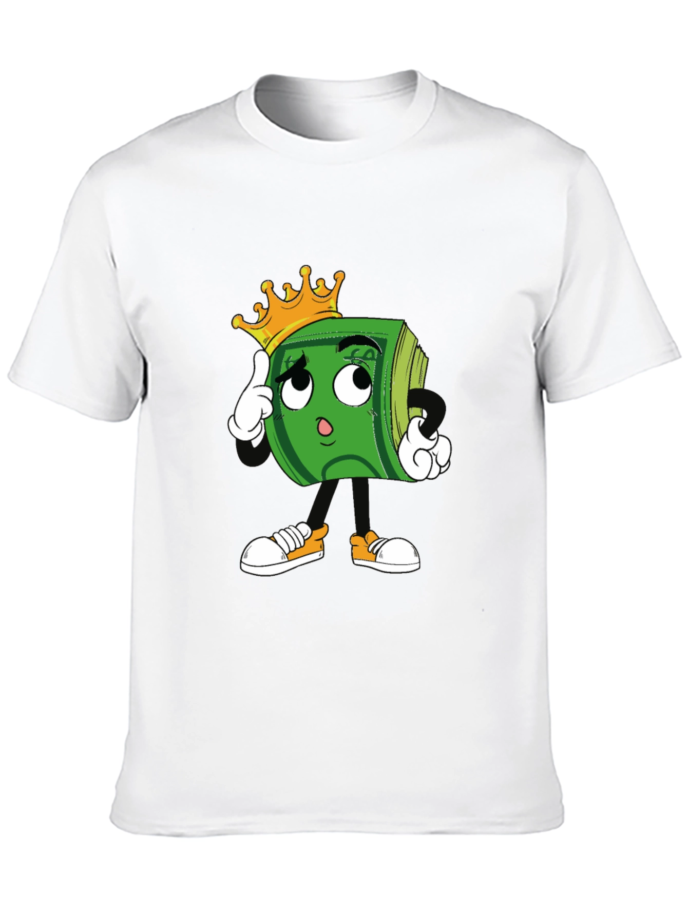 Cartoon Money Graphic T-Shirt