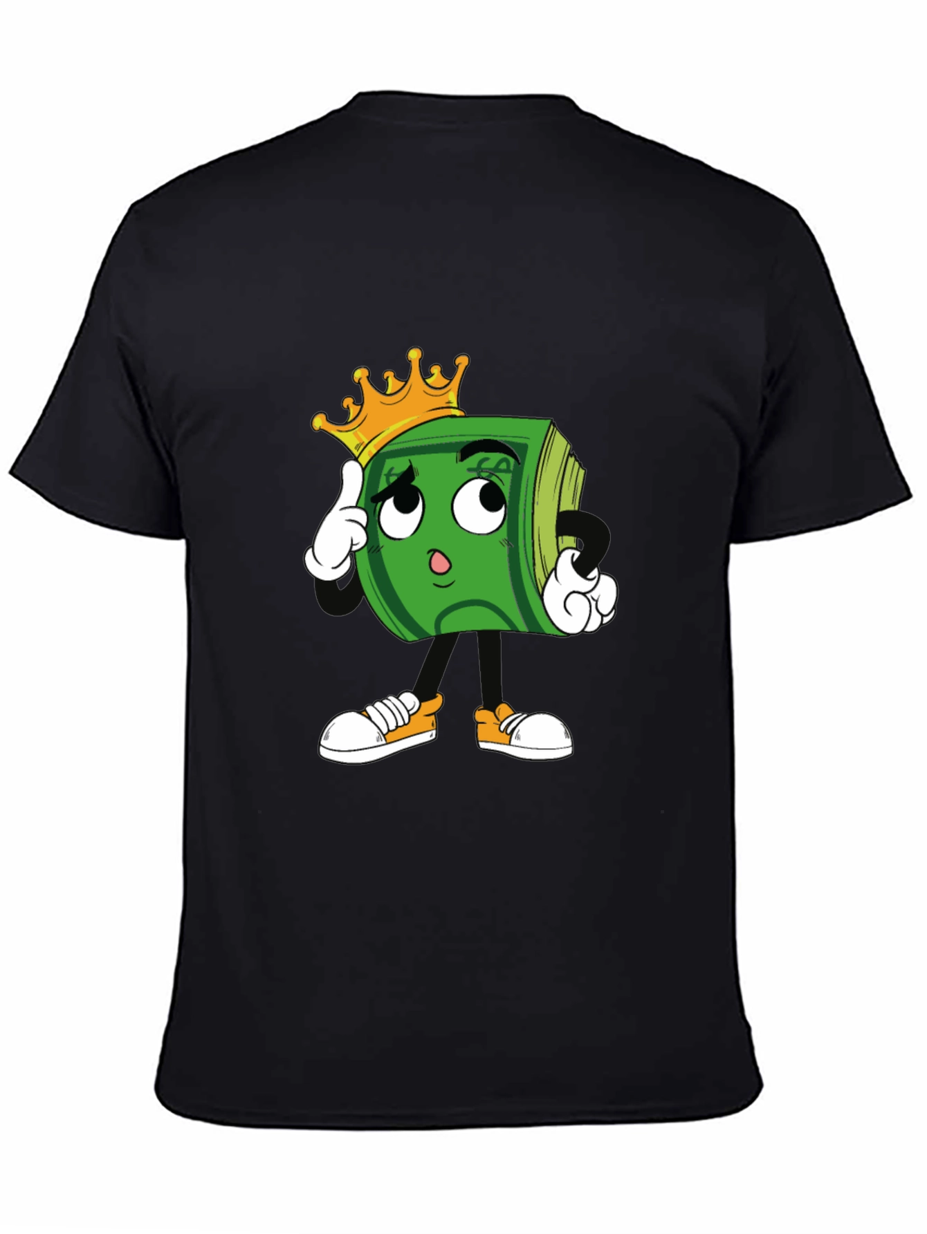 Cartoon Money Graphic T-Shirt
