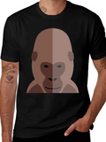 Gorilla Graphic Print Black T-Shirt
