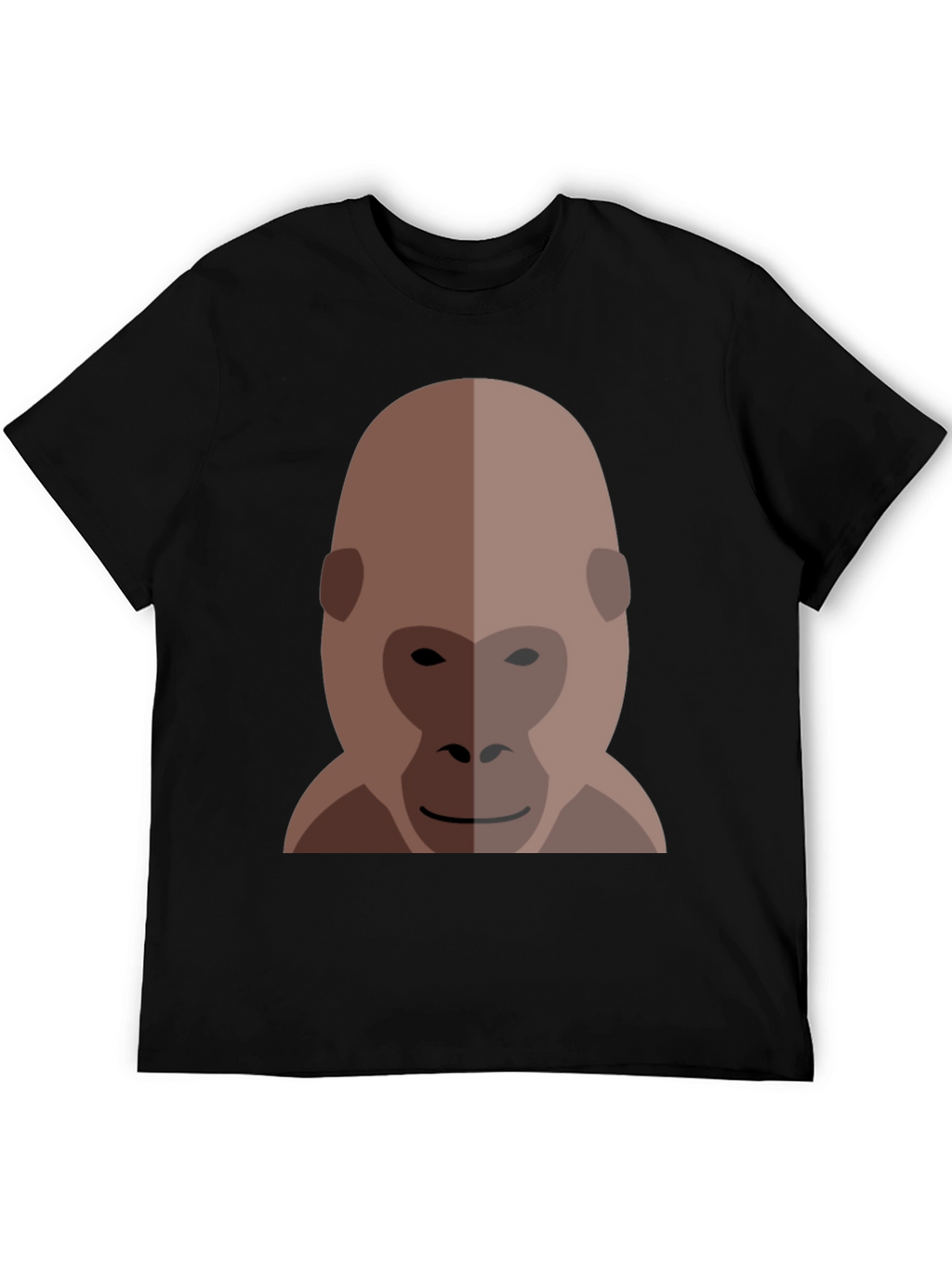 Gorilla Graphic Print Black T-Shirt