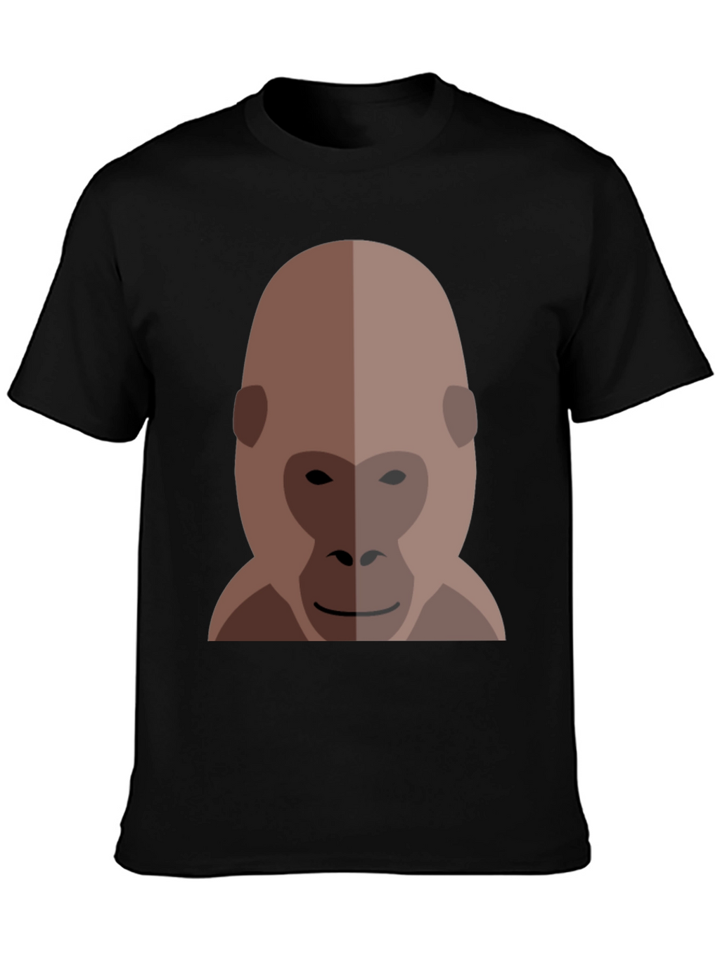 Gorilla Graphic Print Black T-Shirt