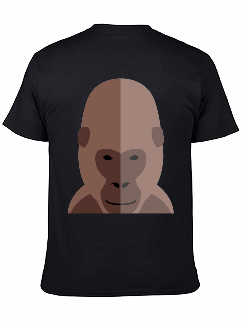 Gorilla Graphic Print Black T-Shirt