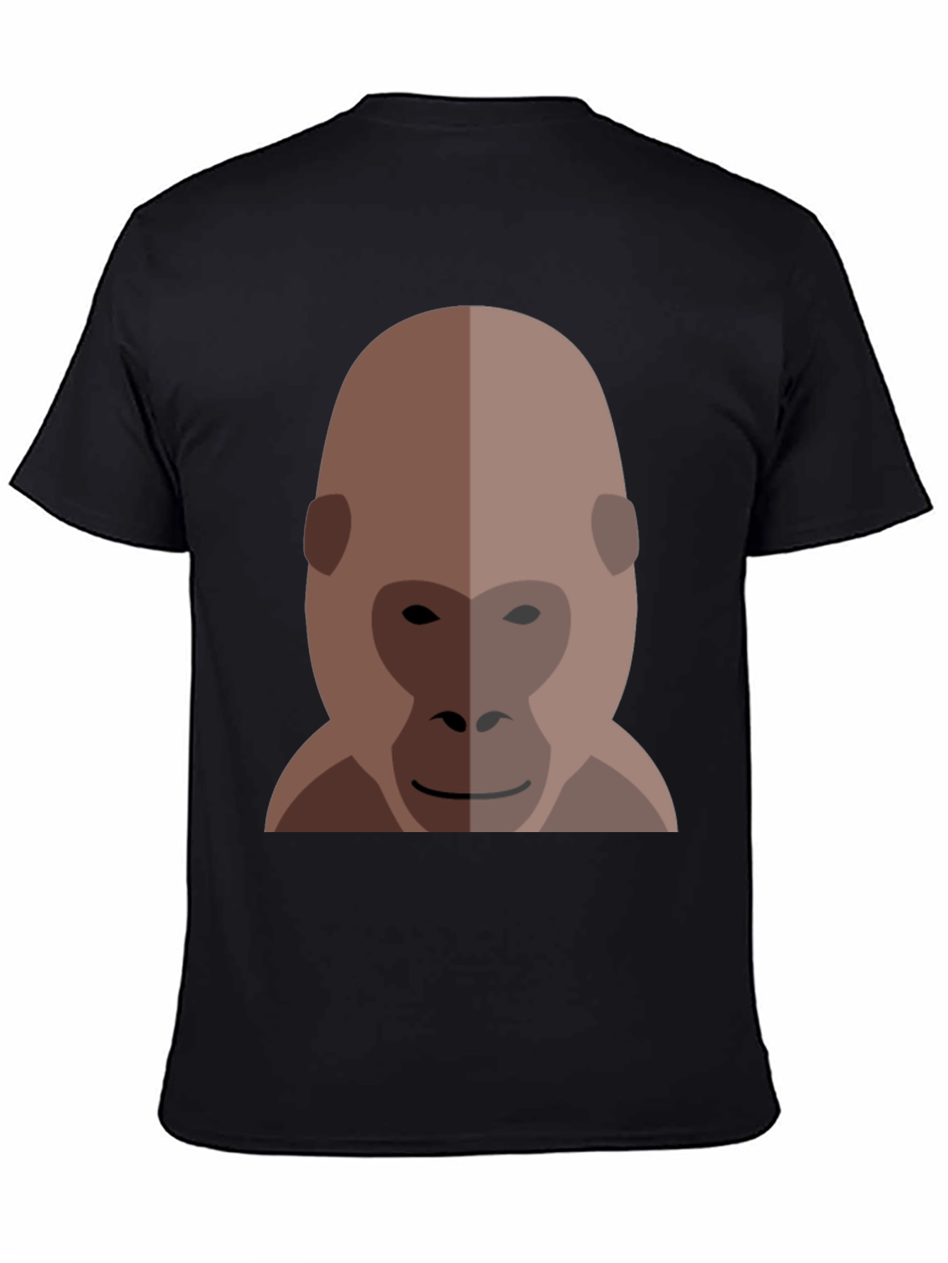 Gorilla Graphic Print Black T-Shirt