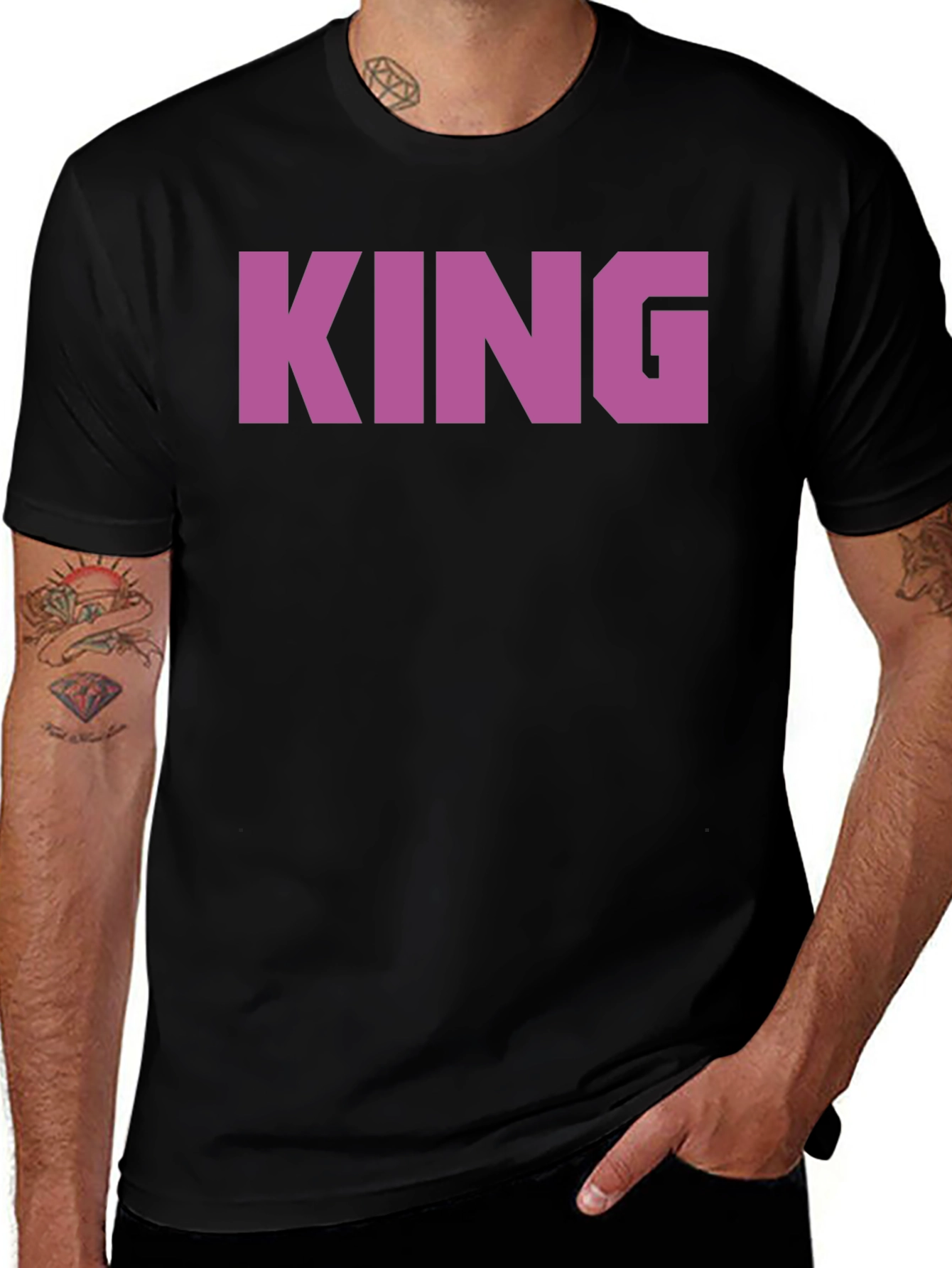 KING Graphic Tee - Stylish Mens T-Shirt