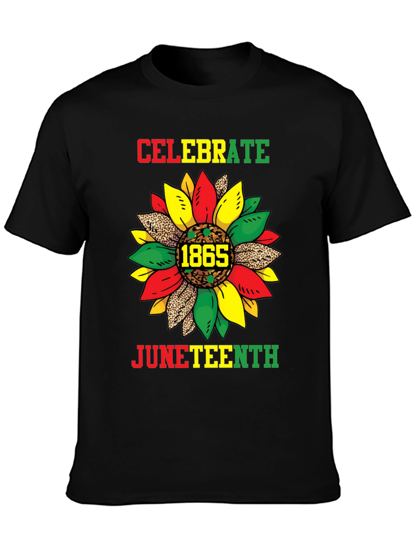 Celebrate Juneteenth T-Shirt - Sunflower 1865