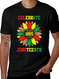 Celebrate Juneteenth T-Shirt - Sunflower 1865