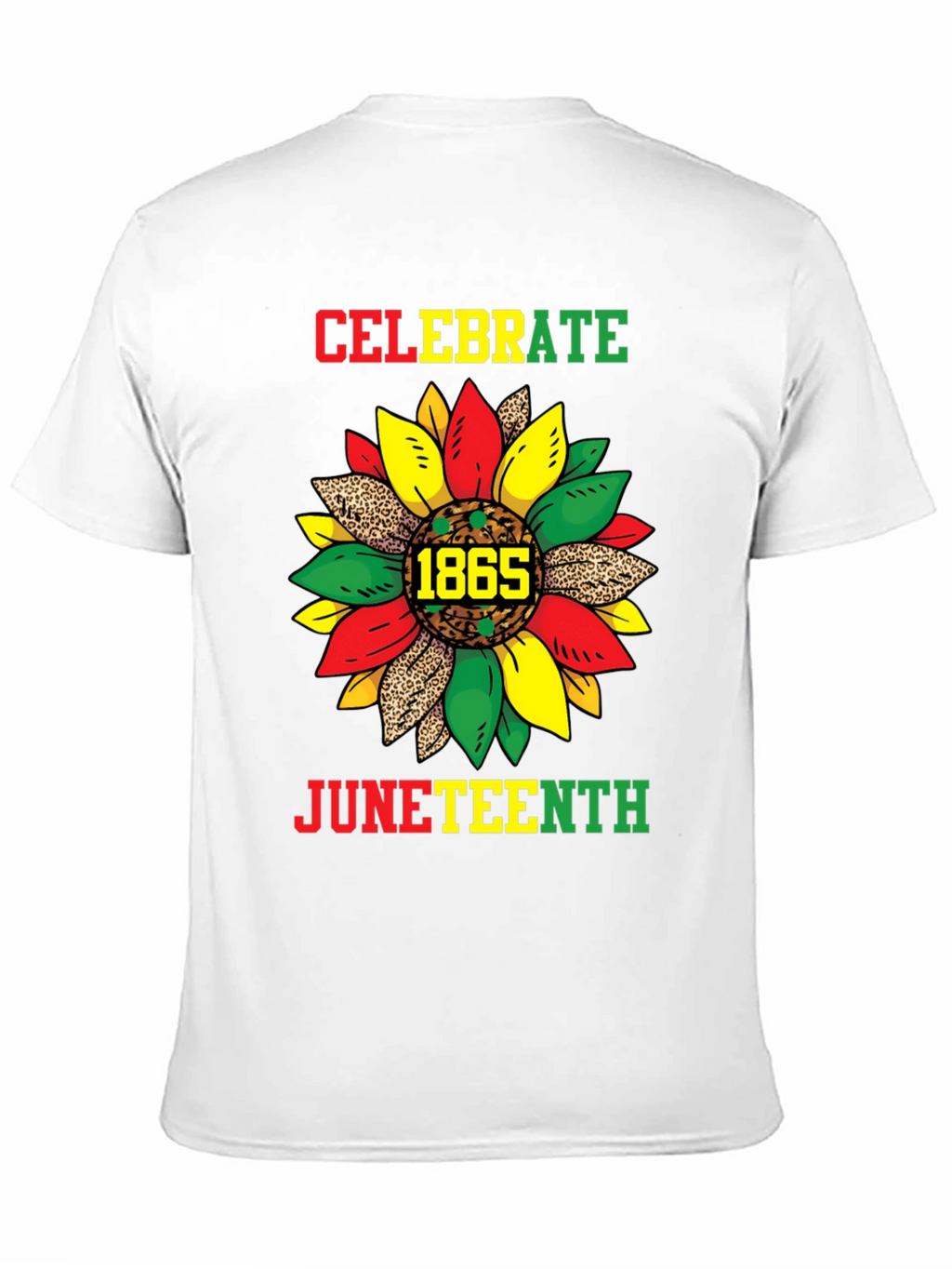 Celebrate Juneteenth T-Shirt - Sunflower 1865