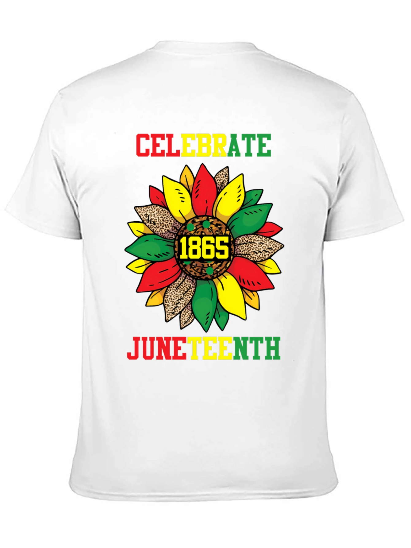 Celebrate Juneteenth T-Shirt - Sunflower 1865